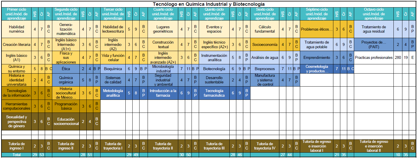 Trayecto Formativo TQIB