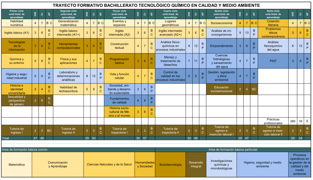 Trayecto Formativo BTQM